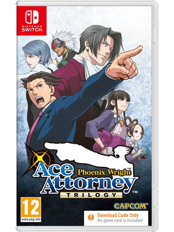 Phoenix Wright - Ace Attorney Trilogy (Code in a Box) - Nintendo Switch - Visuele roman