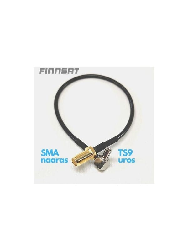 Finnsat adapter cable SMA female - TS9