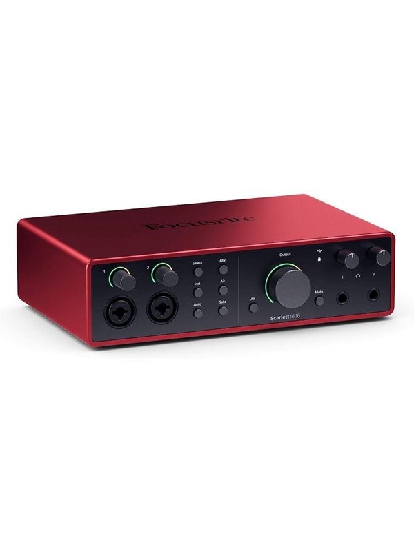 Focusrite Scarlett 16i16 (4e Generatie) – Professionele Audio-interface met 16 In/16 Out, USB-C & Ultra-Lage Latentie (4th gen)