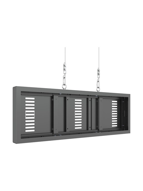 Multibrackets M Pro Series enclosure - small - for LCD display - wire - black RAL 9005 - Max 30 kg - recommended for 37"