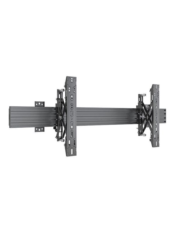 Multibrackets MBW1U 1000 mounting kit - adjustable single side - for flat panel - black - Max 40 kg - recommended for 98"
