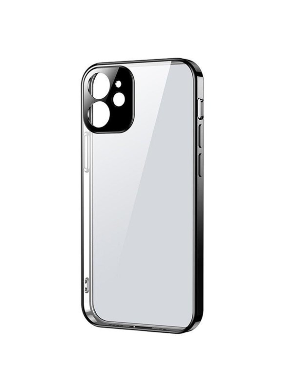 Joyroom New Beauty Series ultra thin case with electroplated frame for iPhone 12 mini black (JR-BP741)