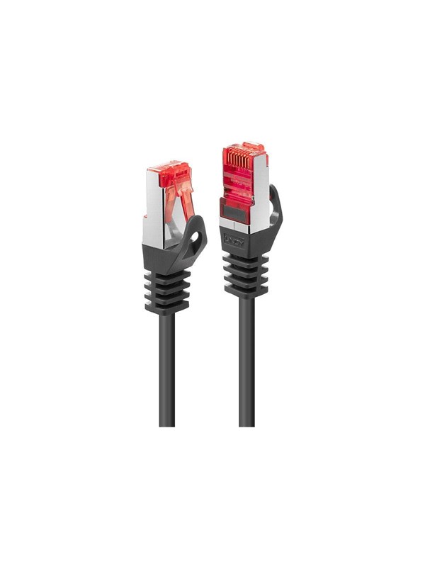 Lindy Basic patch cable - 10 m - black - Zwart - 10m