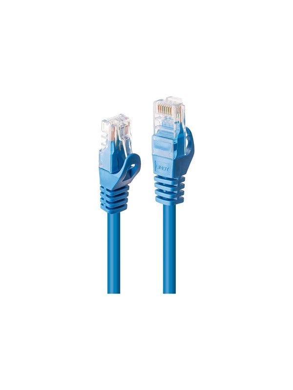 LINDY 48175 RJ45 Netwerkkabel, patchkabel CAT 6 U/UTP 5.00 m Blauw 1 stuk(s)