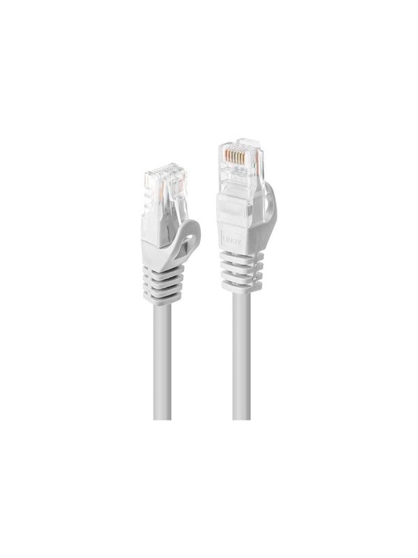 Lindy Basic patch cable - 30 cm - white - Wit - 0.3m