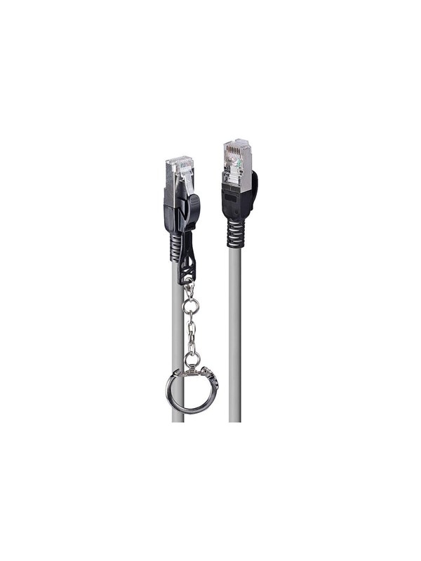 Lindy patch cable - 1 m - grey - Grijs - 1m