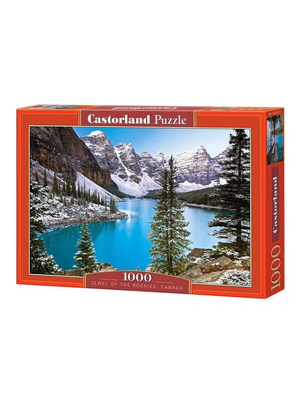 Castorland The Jewel of the Rockies, Canada – Puzzel – 1.000 stukjes – Satijnen afwerking – Perfecte pasvorm – Europese kwaliteit