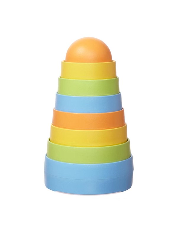 Green Toys - Stacking Tower Round 8pcs.