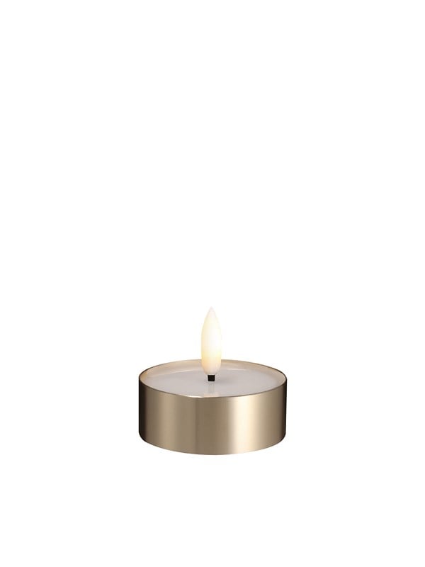Moods & More LED Melted tealight - Metal brass finish