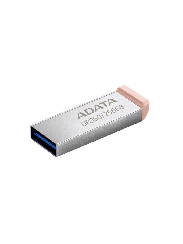 ADATA UR350 USB flash drive 256 GB USB Type-A 3.2 Gen 1 (3.1 Gen 1) Bruin, Roestvrijstaal