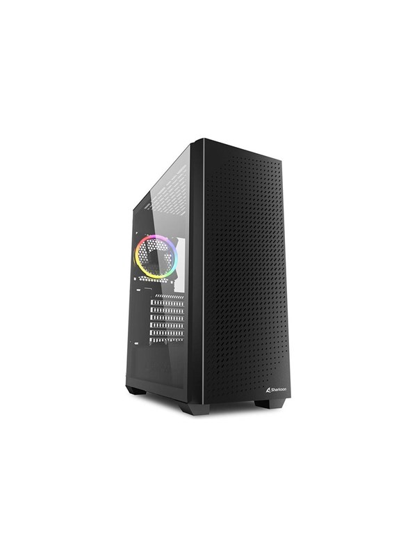 Sharkoon VS9 - ATX case - Case - Tower - Zwart
