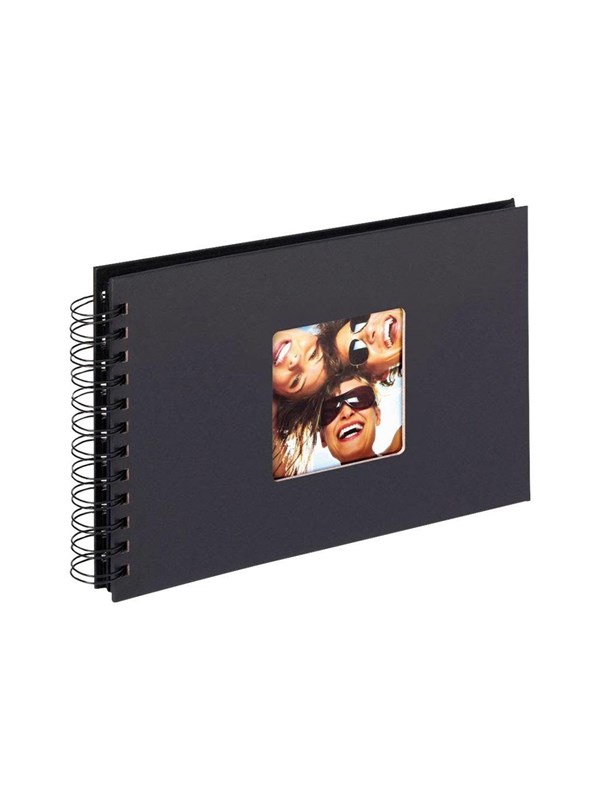 Walther SA-109-B Fun - Spiraal album - Formaat 23 x 17 cm - Zwart
