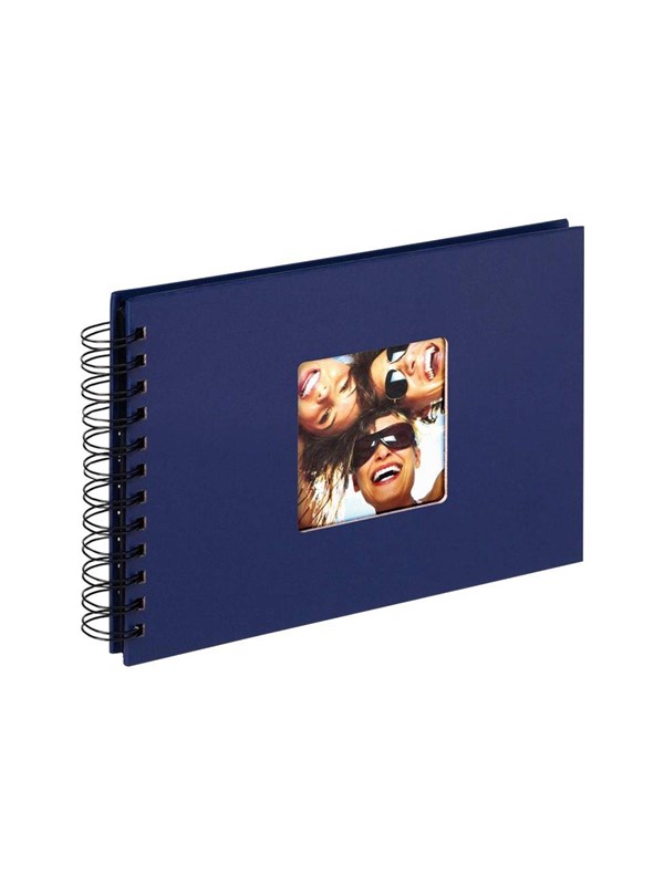 Walther SA-109-L Fun - Spiraal album - Formaat 23 x 17 cm - Blauw
