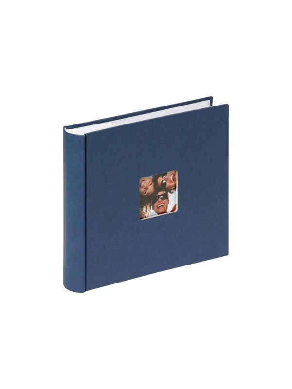 Walther Fun - Fotoalbum insteek - 100 foto's 10x15 cm - Blauw - Linnenstructuur
