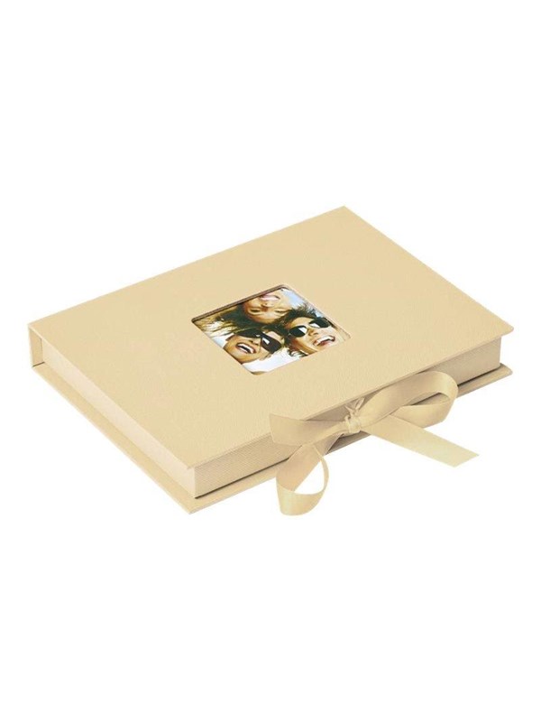 Walther FB-112-H Fun - Foto bewaardoos - Formaat 20 x 15 x 3 cm - 70 Foto's 13 x 18 cm - Crème