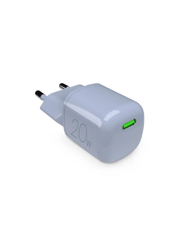 Puro MiniPro 20W USB-C Wall Charger - GAN Technology - Blue