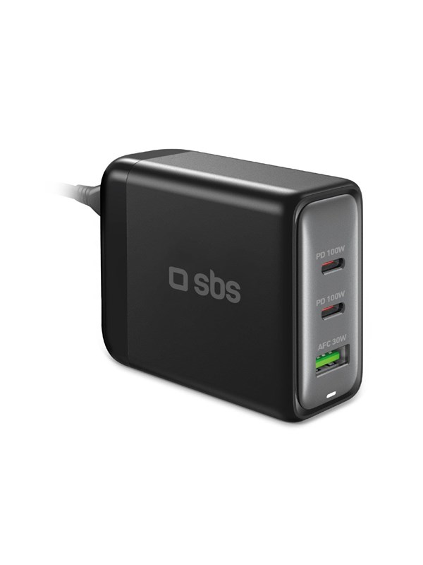 SBS 100 Watt GaN charging station - Black