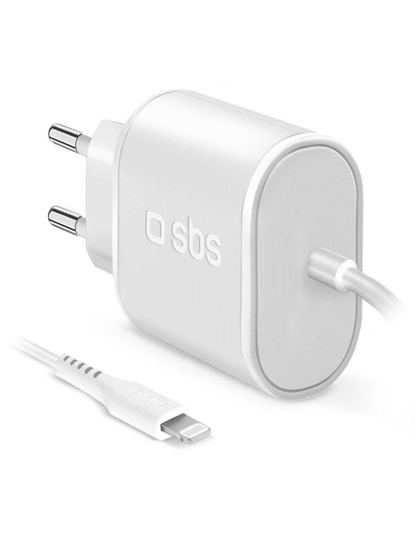 SBS 5W Travel Charger for iPhone iPad and iPod - White
