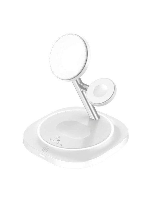 Lippa 3-in-1 Wireless Charger Stand 15W White