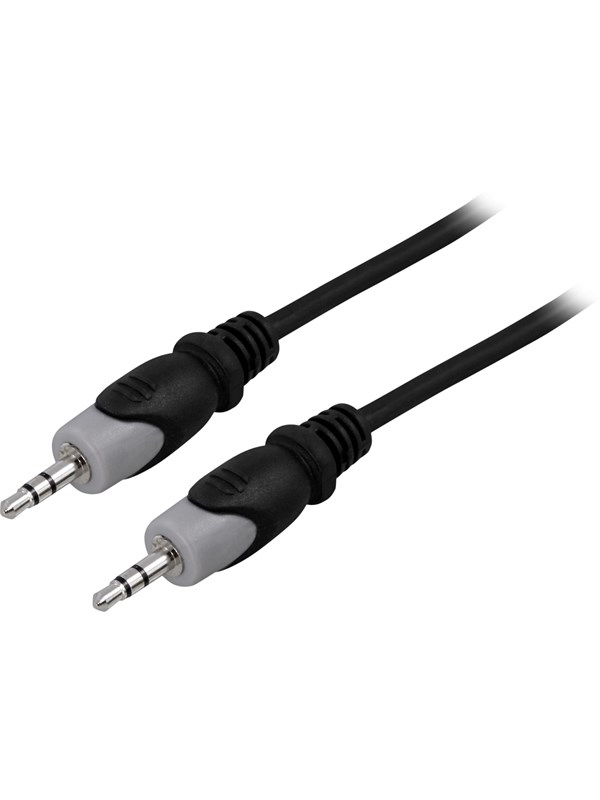 Deltaco 3.5mm male to 3.5mm male audio cable 5 m