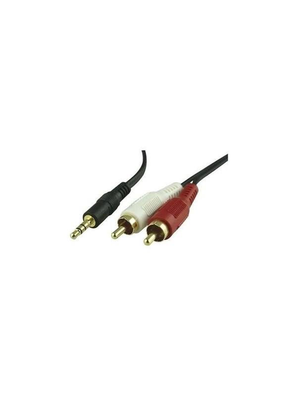 InLine 2 x RCA male - 3.5 mm male cable 1.8 m