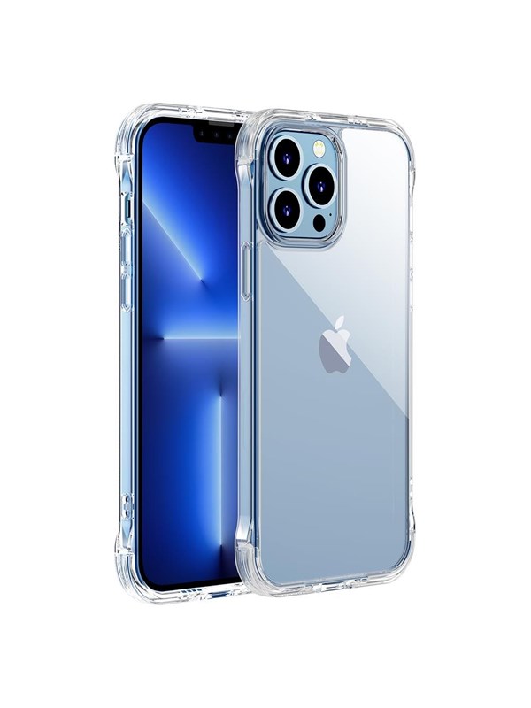 Joyroom Defender Series case for iPhone 13 Pro rugged housing with hooks kickstand transparent (JR-BP955)