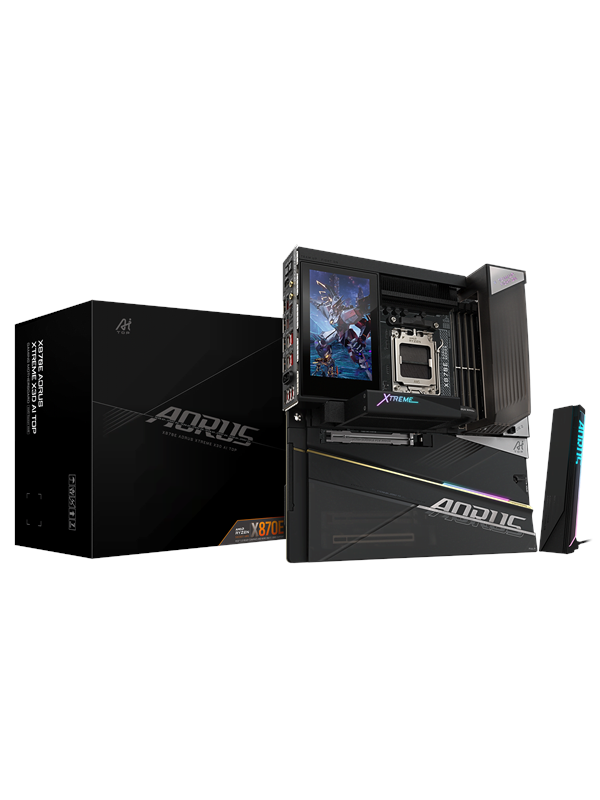 GIGABYTE X870E AORUS XTREME X3D AI TOP Moederbord - AMD X870E - AMD AM5 - DDR5 RAM - Extended ATX