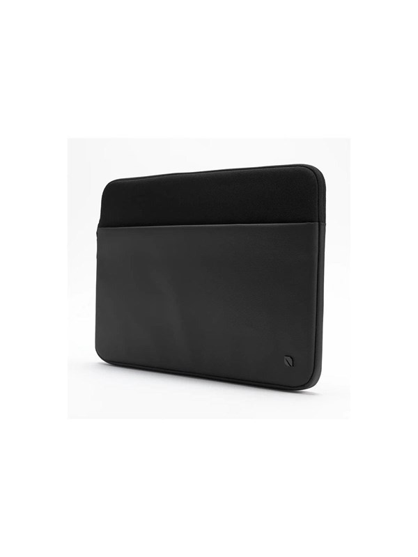 Incase A.R.C. Sleeve MacBook 16" – Gewatteerde Laptopbescherming met Imitatiebont – Duurzame 900D x 1200D Gerecyclede Stof – Waterbestendig - Zwart