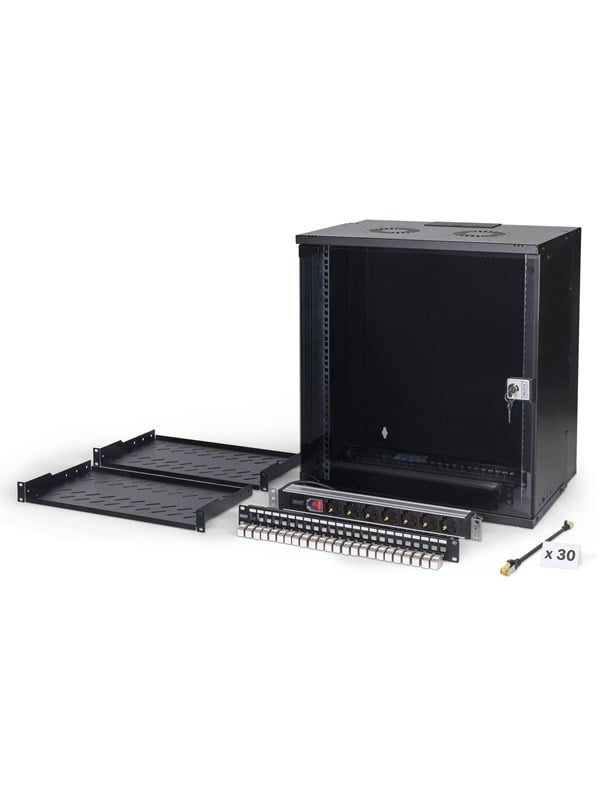 DIGITUS DN-49207-SET - SOHO Pro - 12U Wall Mount Rack Cabinet