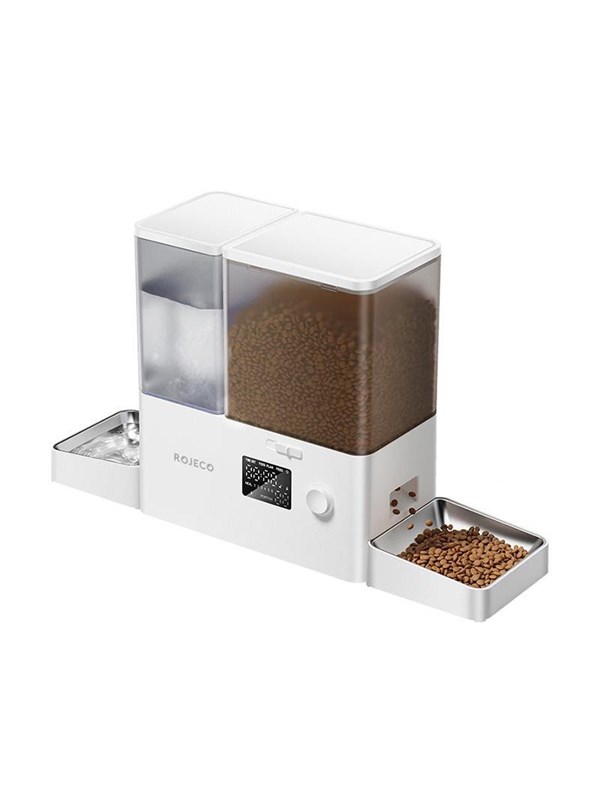 Rojeco 2-in-1 Smart Pet Feeder & Water Fountain