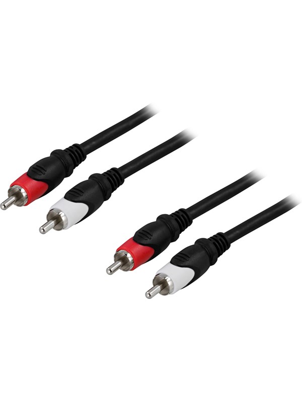 InLine 2 x RCA male - 2 x RCA male cable 5 m