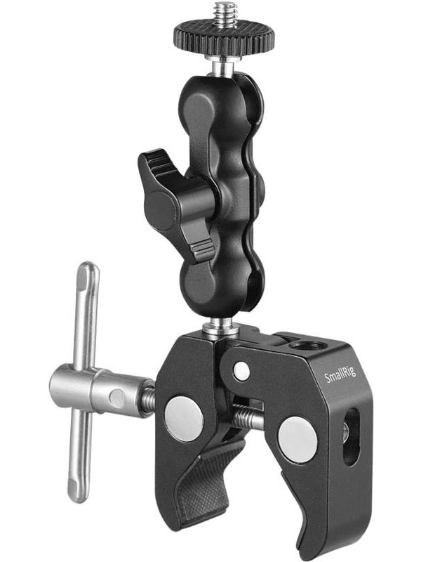 SmallRig 2164 Multi-functional Crab-Shaped Clamp w/ Ballhead Magic Arm