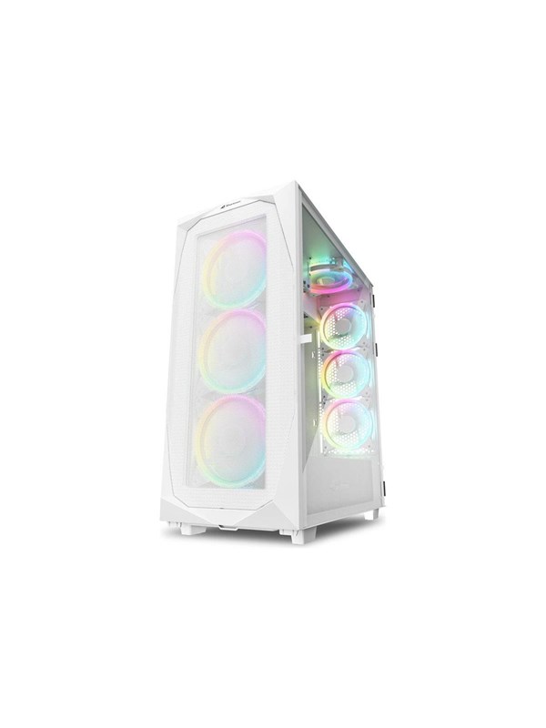 Sharkoon REV300 - tower - extended ATX - Case - Tower - Wit
