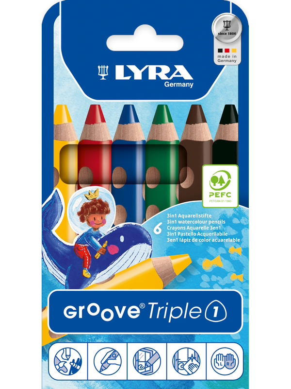 Lyra Groove Triple 1 Cardboard Box K06