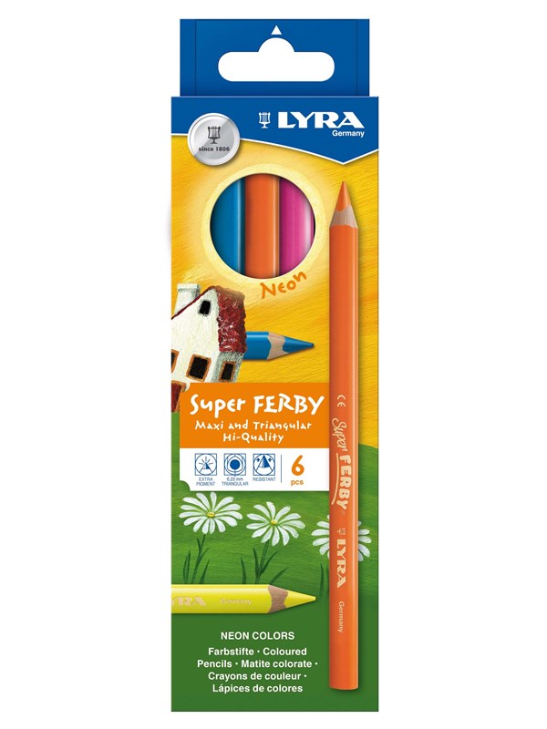 Lyra Super Ferby® Cardboard Box K06 Neon