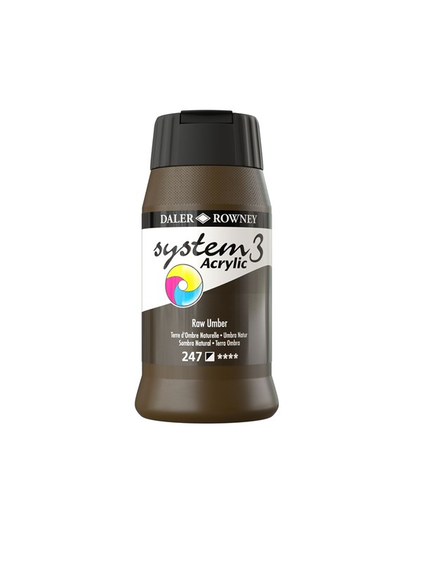 Daler-Rowney System3 500 ml Raw Umber