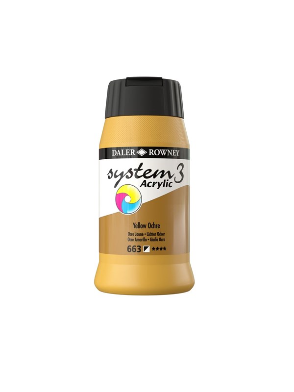 Daler-Rowney System3 500 ml Yellow Ochre