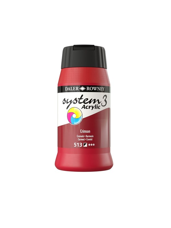 Daler-Rowney System3 500 ml Crimson