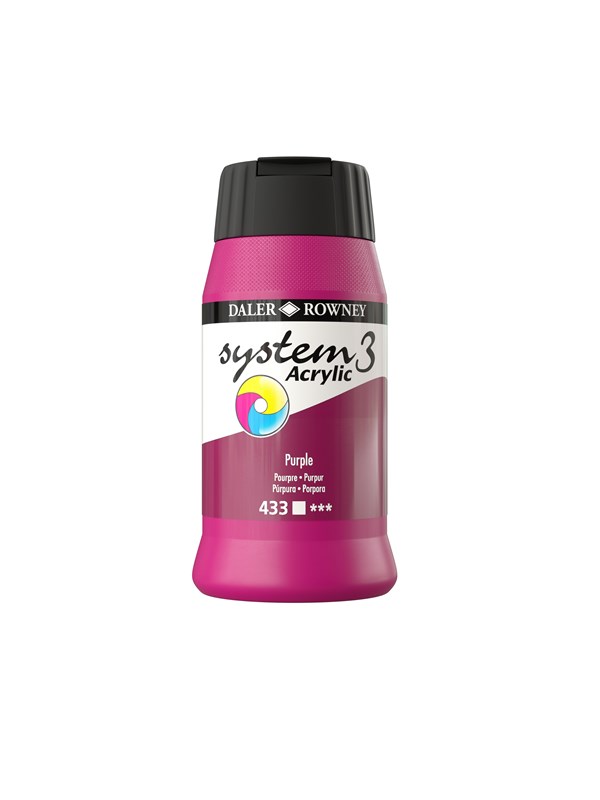 Daler-Rowney System3 500 ml Purple