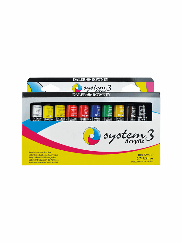 Daler-Rowney System3 Intro Set 10x22 ml