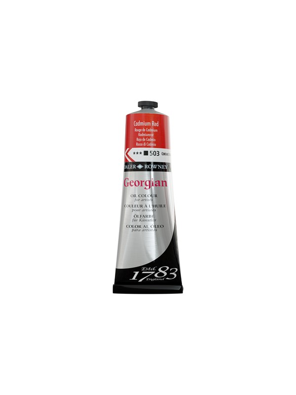 Daler-Rowney Georgian Oil 225 ml Cad Red
