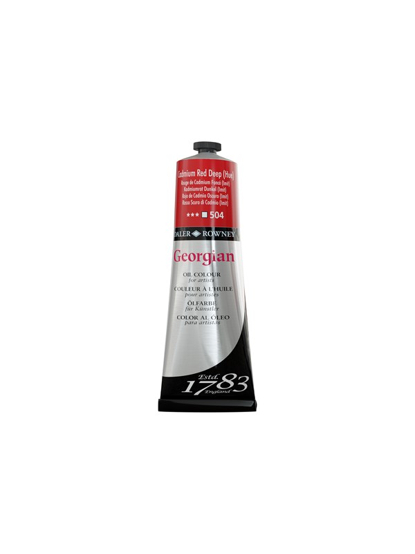 Daler-Rowney Georgian Oil 225 ml Cad Red Deep (Hue)