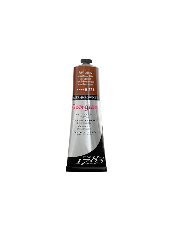 Daler-Rowney Georgian Oil 225 ml Burnt Sienna