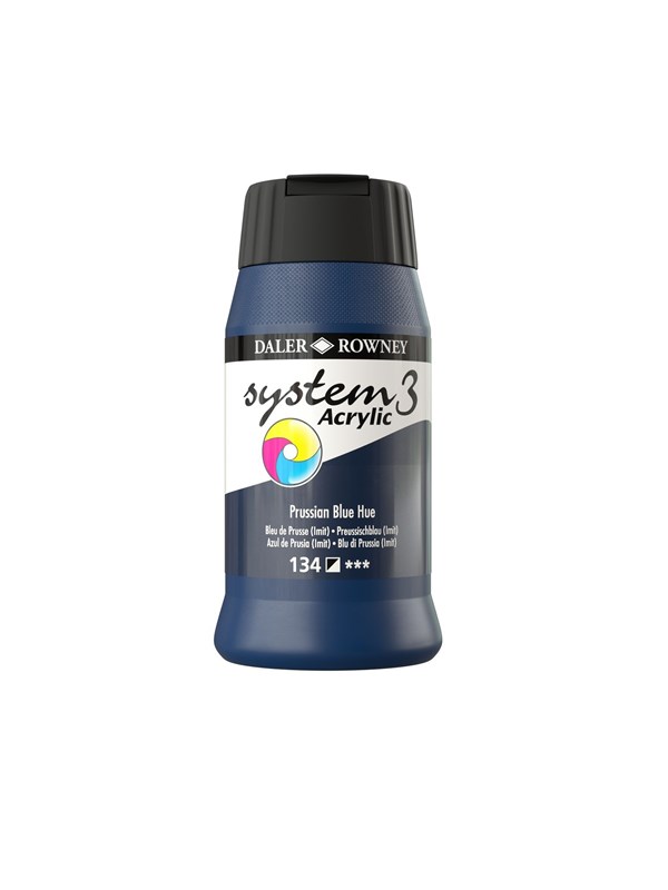 Daler-Rowney System3 500 ml Prussian Blue Hue
