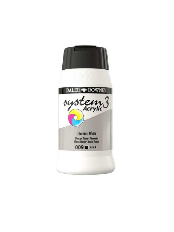 Daler-Rowney System3 500 ml Titanium White