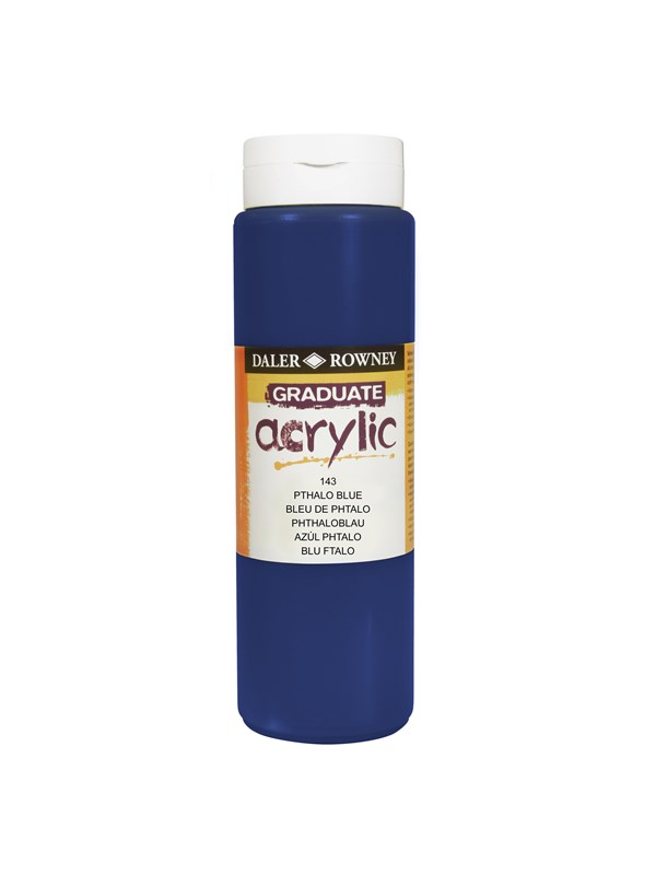 Daler-Rowney Graduate Acrylic 500 ml Phthalo Blue