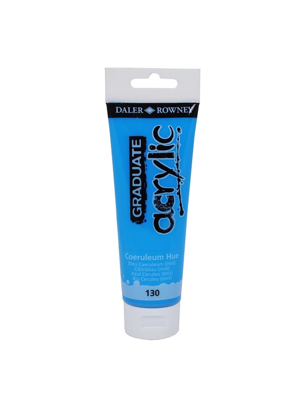 Daler Rowney Graduate Acrylic Paint 120 ml. - Coeruleum Blue