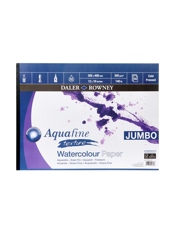 Daler-Rowney Aquafine CP Pad 50 Sheets 300G 16x12"