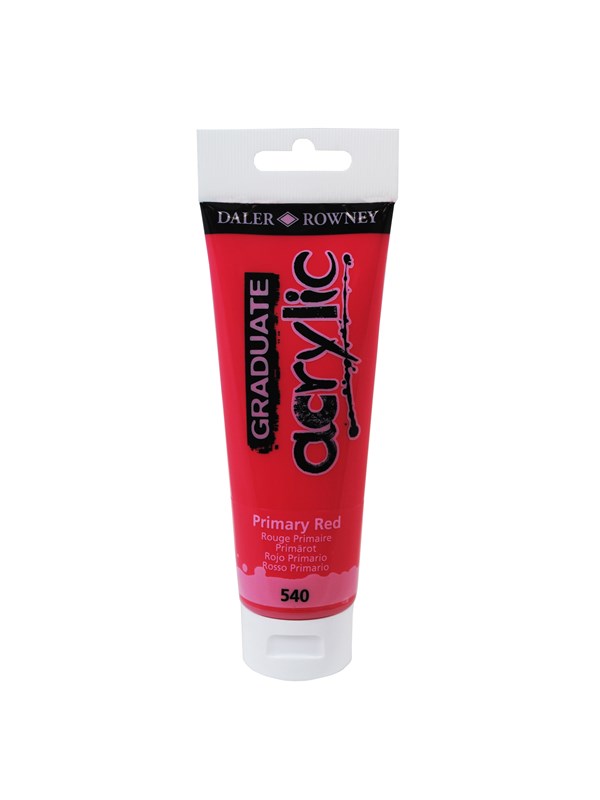 Daler-Rowney Graduate Acrylic 120 ml Primary Red
