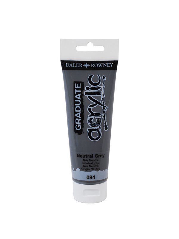 Daler Rowney Graduate Acrylic Paint 120 ml. - Neutral Grey